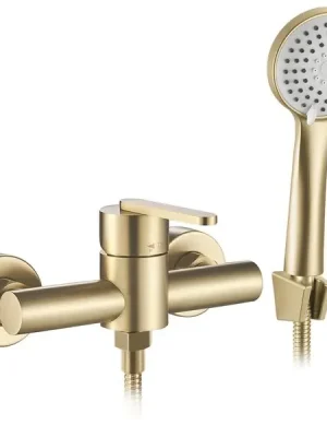Akce Sprchová baterie set REA Ontario kartáčované zlato
