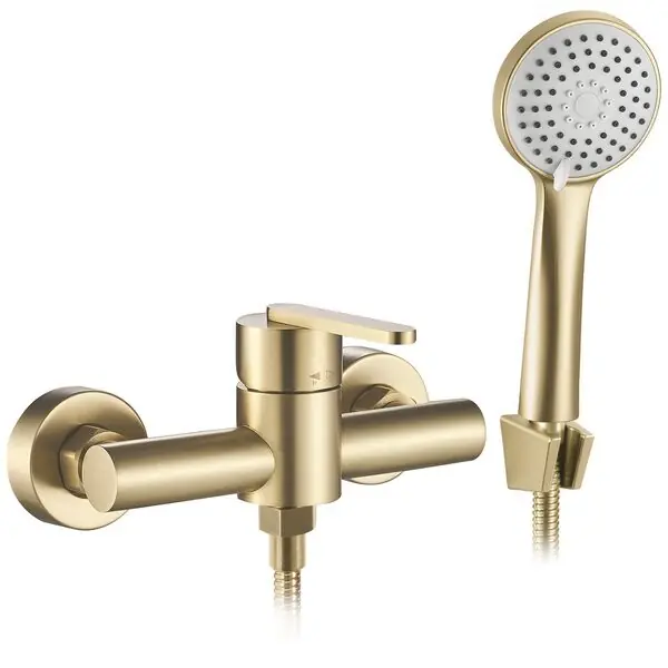 Akce Sprchová baterie set REA Ontario kartáčované zlato