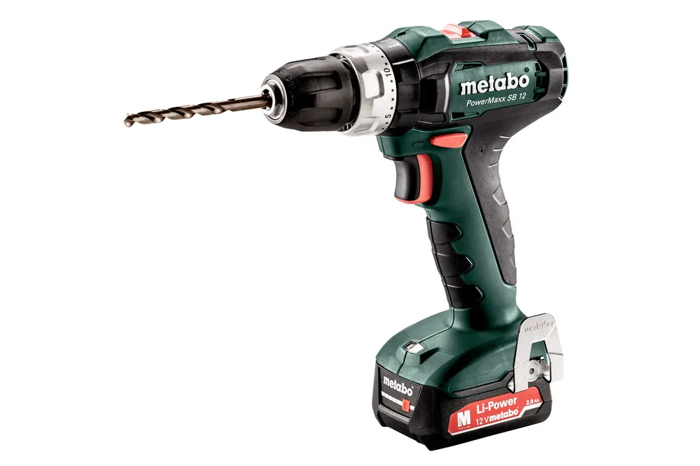 Zlevněný METABO PowerMaxx SB 12 2x2,0Ah Aku příklepový šroubovák + kufr