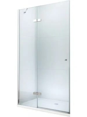 Akce MEXEN - Roma Sprchové dveře křídlové 70, transparent, chrom se stěnovým profilem 854-070-000-01-00