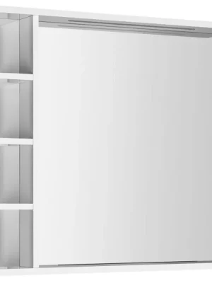 Objednat Nyní KORIN STRIP zrcadlo s LED osvětlením a policemi 80x70x12cm