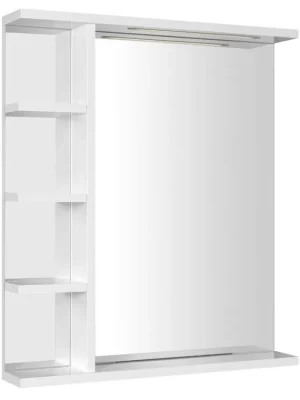 Tovární Cena KORIN STRIP zrcadlo s LED osvětlením a policemi 60x70x12cm