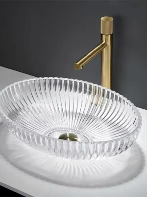 Výhodná Nabídka REA - Umyvadlo na desku Nicole Transparent REA-U4701