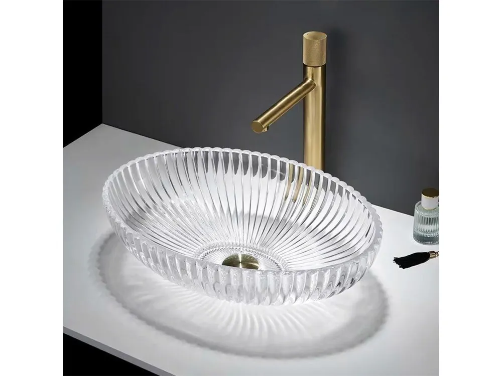 Výhodná Nabídka REA - Umyvadlo na desku Nicole Transparent REA-U4701