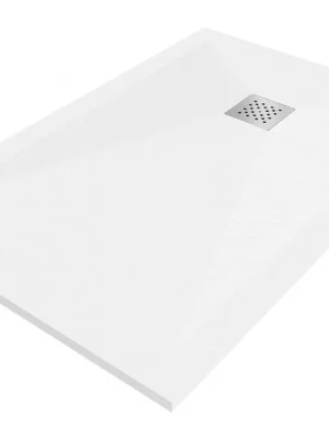 Značkový MEXEN - Stone+ sprchová vanička obdélníková 90x80, bílá 44108090