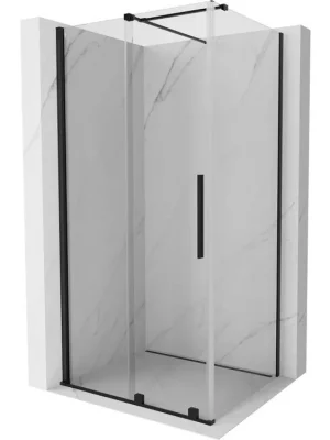Zlevněný MEXEN/S - Velar sprchový kout 130 x 80, transparent, černá 871-130-080-01-70