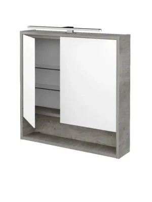 Zlevněný Dvoudveřová galerka FOCUS GA2NOE 70 - D01 Beton