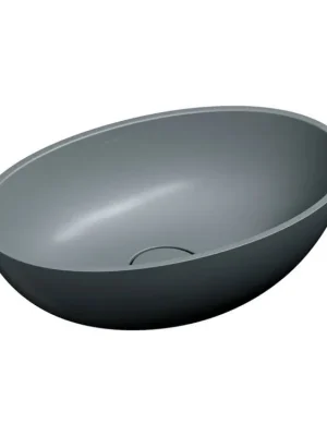 OMNIRES - SHELL M+ umyvalo na desku, 50 x 32 cm, ash grey mat SHELL500UNAG Výhodná Nabídka