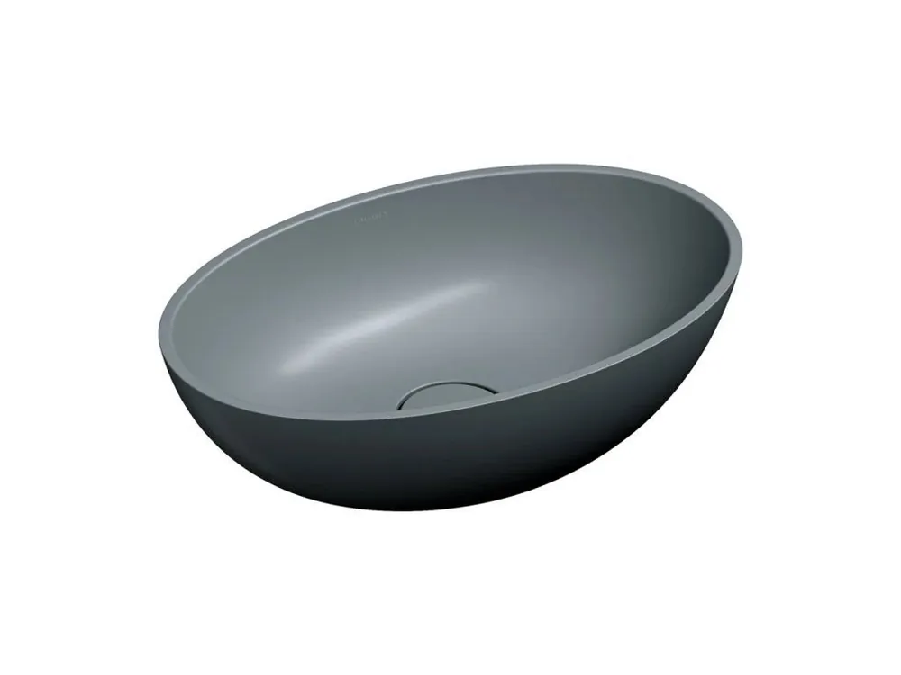 OMNIRES - SHELL M+ umyvalo na desku, 50 x 32 cm, ash grey mat SHELL500UNAG Výhodná Nabídka