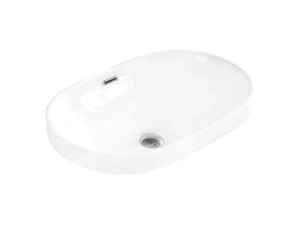 MEXEN - Viki umyvadlo na desku 61x40cm bílá 25356100 Hit Sezóny