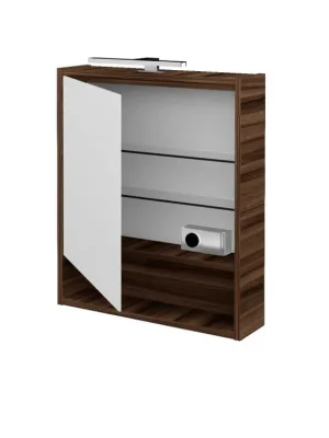 Značkový Jednodveřová galerka FOCUS GAOE 60 - D06 Ořech / Levé