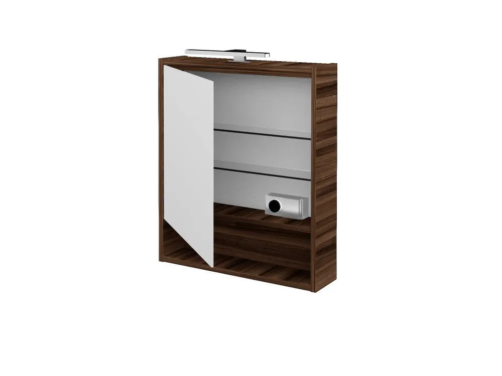 Značkový Jednodveřová galerka FOCUS GAOE 60 - D06 Ořech / Levé