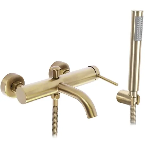 Akce Rea Spot Vanová baterie se sprchou rozteč 150mm kartáčováné zlato