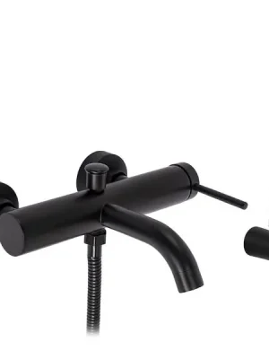 Zlevněný Rea Spot Vanová baterie se sprchou rozteč 150mm černá