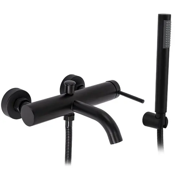 Zlevněný Rea Spot Vanová baterie se sprchou rozteč 150mm černá