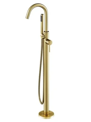 Akce Stojánková vanová baterie VEO I zlatá broušená - koupelny-sanita.cz