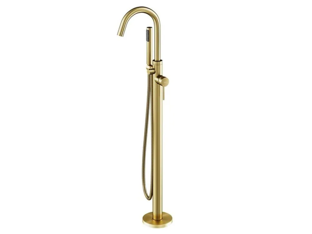 Akce Stojánková vanová baterie VEO I zlatá broušená - koupelny-sanita.cz