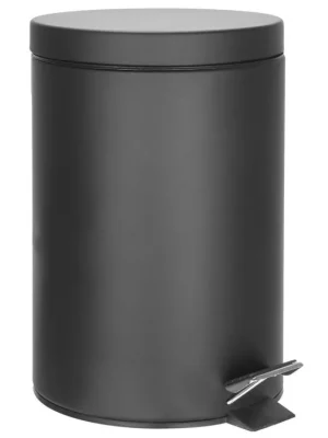 Poslední Šance SIMPLE LINE odpadkový koš kulatý 12l, černá mat - koupelny-sanita.cz