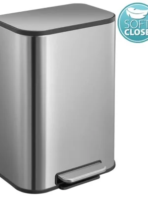 Horká Nabídka Odpadkový koš 5l, Soft Close, nerez mat - koupelny-sanita.cz