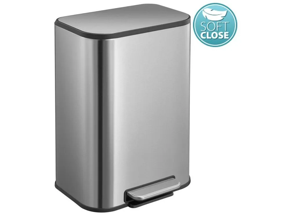 Horká Nabídka Odpadkový koš 5l, Soft Close, nerez mat - koupelny-sanita.cz