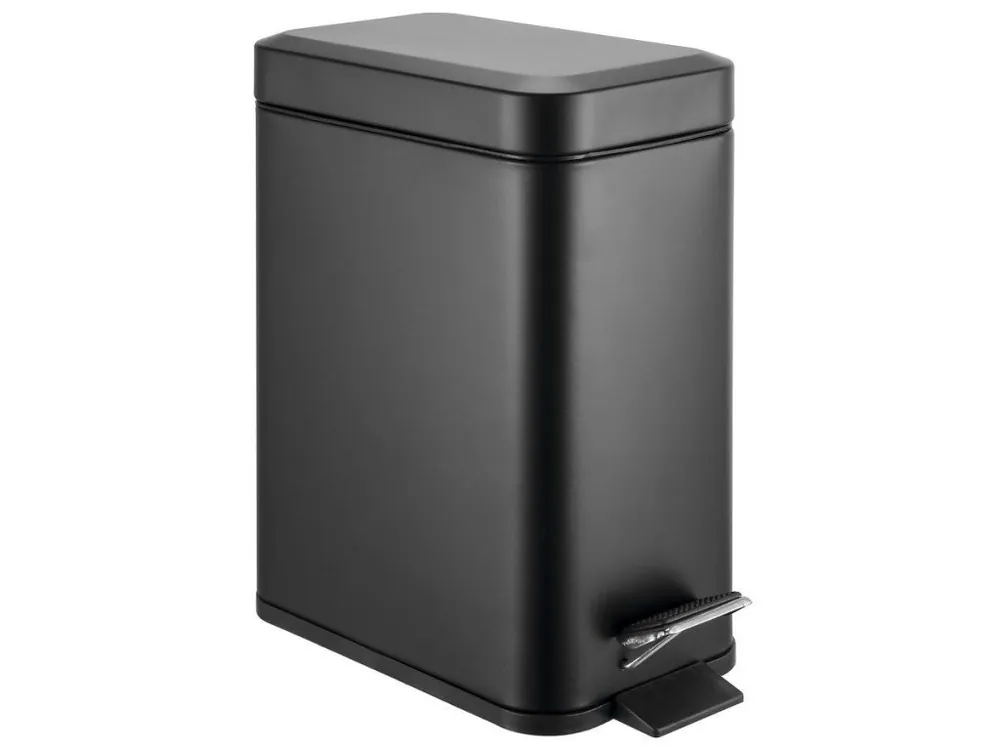 Poslední Šance SIMPLE LINE odpadkový koš obdélníkový 5l, černá mat - koupelny-sanita.cz