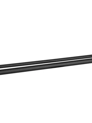 LARISSA dvojitý držák ručníků 600mm, černá/zlato mat - koupelny-sanita.cz Cenová Bomba