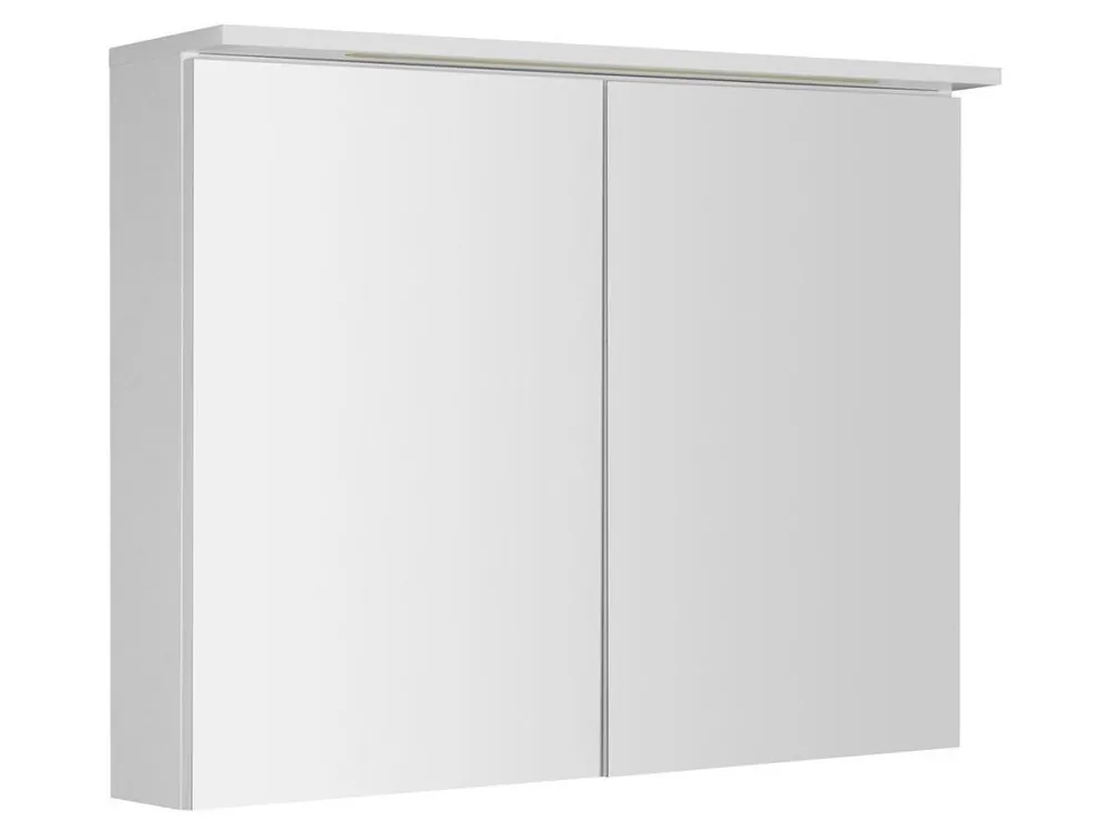 KAWA STRIP galerka s LED osvětlením 90x70x22cm, bílá Akční Nabídka