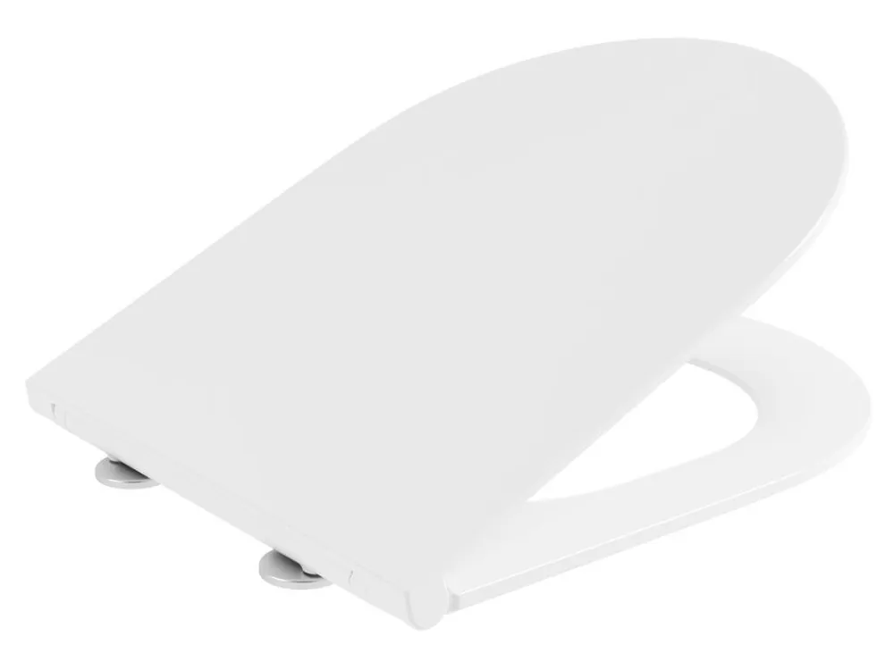 Rychlé Dodání GLANZ WC sedátko, SLIM, Soft Close, Easy Take, bílá - koupelny-sanita.cz