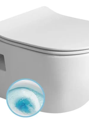 Vrácení Zdarma LUNA závěsná WC mísa, Vortex Rimless, 35,5x49cm, bílá