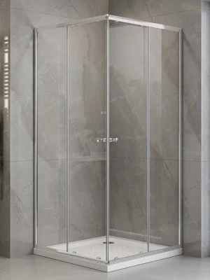 AGGA čtvercová sprchová zástěna 700x700mm, čiré sklo Tovární Cena