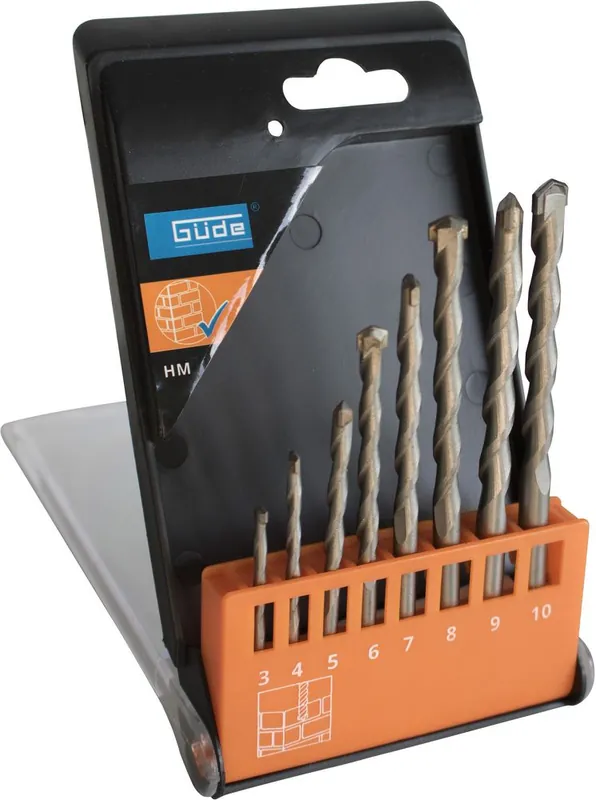 Zlevněný GÜDE Sada vrtáků HM, 8-dílná