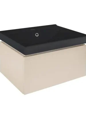 Zlevněný Koupelnová skříňka s umyvadlem SAT Feel 60x30x46 cm pískově béžová mat SATFEEL60BEU1MB