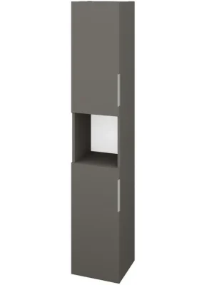 Značkový Vysoká skříň DOS SVD2O 35 - N06 Lava / Úchytka T05 / N06 Lava / Levé