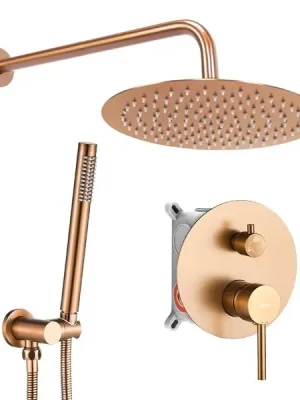 Zlevněný REA Lungo Podomítkový sprchový set kartáčováná měď + BOX