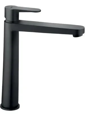 Značkový Novaservis Vysoká umyvadlová baterie s výpustí Nostris, černá - BNS2LBL