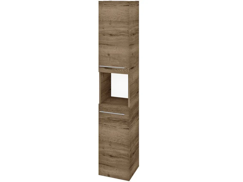 Akce Vysoká skříň DOS SVD2O 35 - D21 Tobacco / Úchytka T02 / D21 Tobacco / Levé