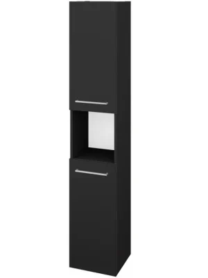 Akce Vysoká skříň DOS SVD2O 35 - L03 Antracit vysoký lesk / Úchytka T04 / L03 Antracit vysoký lesk / Pravé