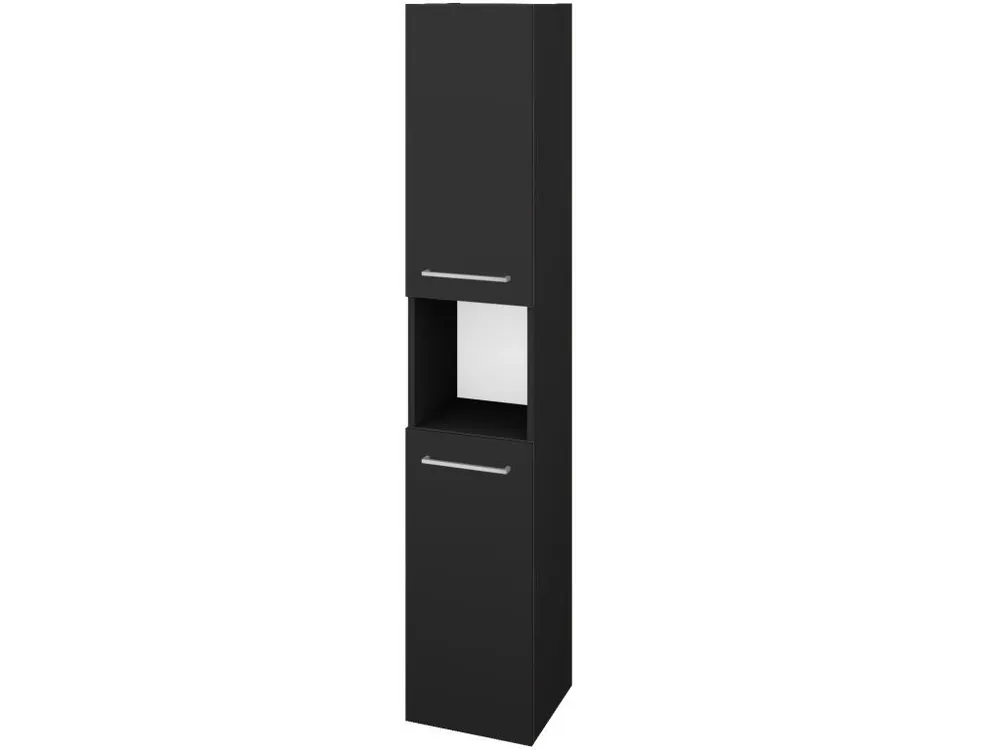 Akce Vysoká skříň DOS SVD2O 35 - L03 Antracit vysoký lesk / Úchytka T04 / L03 Antracit vysoký lesk / Pravé