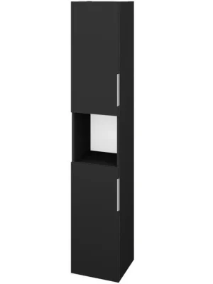 Akce Vysoká skříň DOS SVD2O 35 - L03 Antracit vysoký lesk / Úchytka T05 / L03 Antracit vysoký lesk / Levé