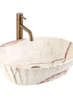 Zlevněný Umyvadlo na desku 49x38 cm Rea Samanta Zen