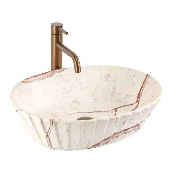 Zlevněný Umyvadlo na desku 49x38 cm Rea Samanta Zen