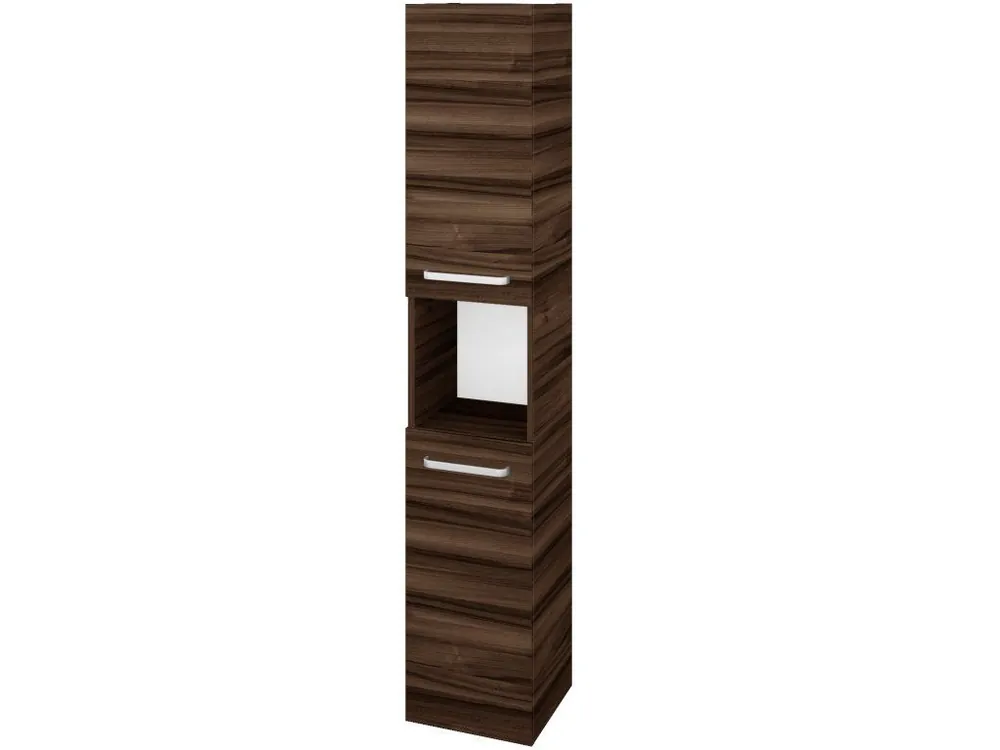 Akce Vysoká skříň DOS SVD2O 35 - D06 Ořech / Úchytka T01 / D06 Ořech / Pravé