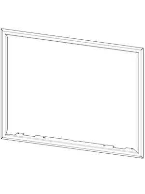 Značkový Romotop Krycí rámek D2M pro krbovou vložku DYNAMIC (B)2G