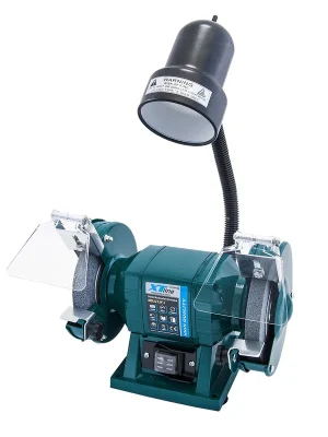 Značkový Xtline XT107150 Bruska stolní dvoukotoučová 150mm, 300W + lampa 40W