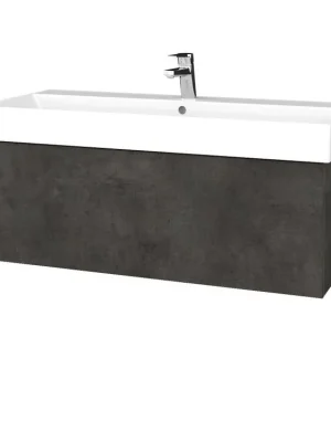 Akce Koupelnová skříňka VARIANTE SZZ 100 umyvadlo Glance - D16 Beton tmavý / D16 Beton tmavý