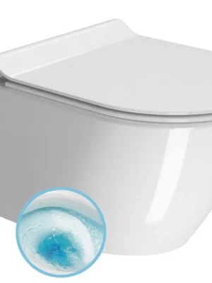 Jen Po Omezenou Doba KUBE X závěsná WC mísa, GeniusFlush, 36x55cm, bílá ExtraGlaze