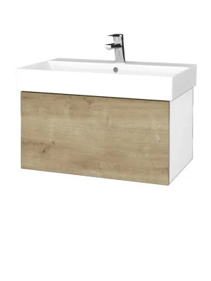 Akce Koupelnová skříňka VARIANTE SZZ 70 umyvadlo Glance - N01 Bílá lesk / D09 Arlington