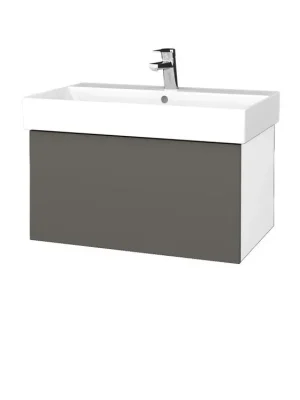 Akce Koupelnová skříňka VARIANTE SZZ 70 umyvadlo Glance - N01 Bílá lesk / N06 Lava