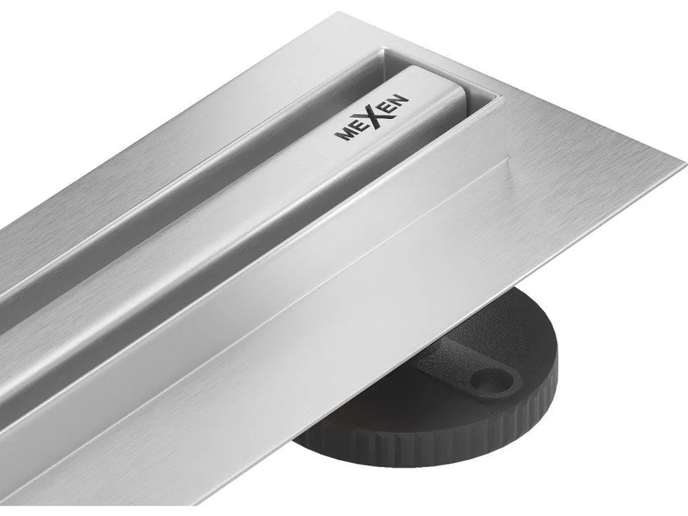 Značkový MEXEN - Flat 360 Slim odtokový žlab otočný 100 cm nerez 1041100