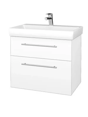 Zlevněný Koupelnová skříňka PROJECT SZZ2 70 - M01 Bílá mat / Úchytka T02 / M01 Bílá mat